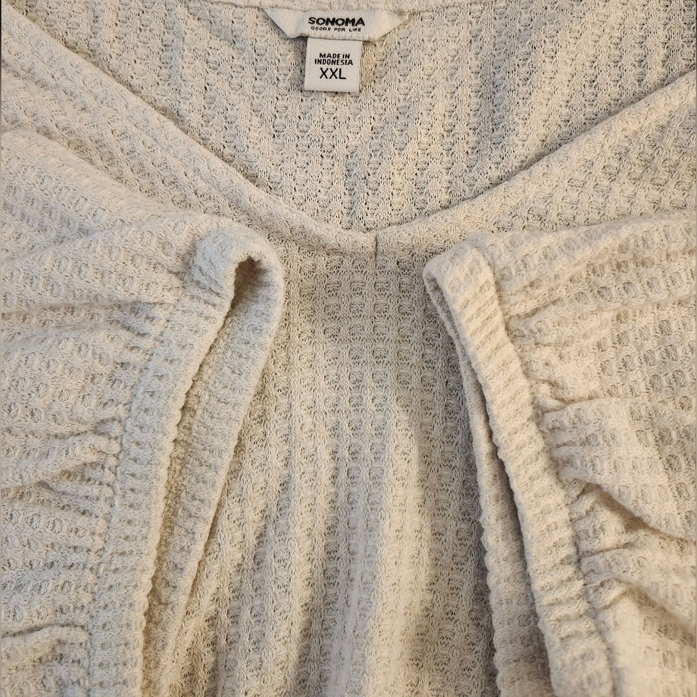Sonoma Shortsleeve Blouse Top Size XXL - Picture 3 of 4